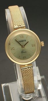 Złoty zegarek Geneve damski 585 biżuteryjna bransoletka 26 gram złota ZG 183 (3).jpg